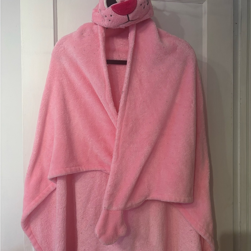 Pink Cat Kids Pajama Robe - Picture 2 of 2